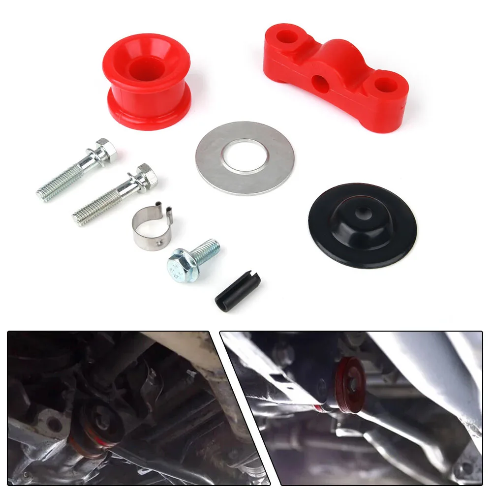 C-Clip Bolt Red Shift Linkage Bushings Kit With Pin Replacement for Acura Integra Honda Civic/Crx With B Series Swap