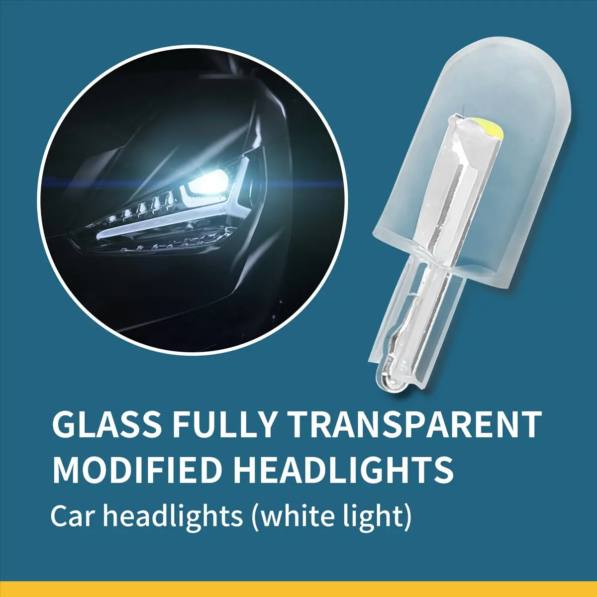 

10PCS Car LED T10 W5W COB Reading Dome Lamp License Plate Bulbs Main in Car Light