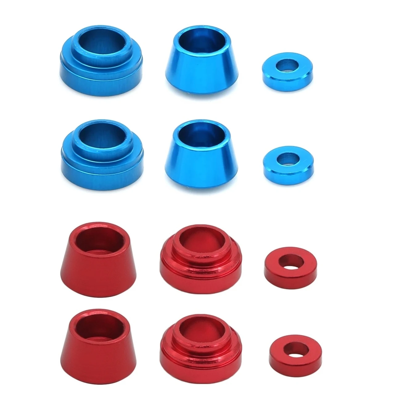 1/10 Tamiya TT02 Metal Steering Cups Gasket Kit Front RC Car Upgrade Part for TT02