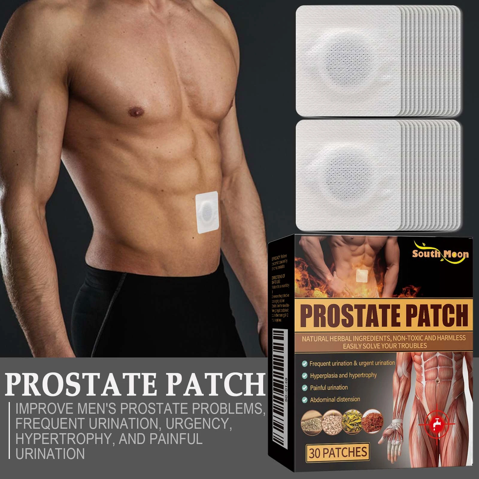 

Men Delay Patch Prolong Climax Endurance Stickers Intimate Support Easy To Use Discreet Long Lasting Effect
