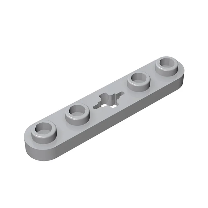 MOC 32124 50029 High-Tech-Platte 1 x 5, mit glatten Enden, 4 Bolzen und Mittelachsloch, Bausteine, Teile, Kinder-DIY-Tech-Teil, Spielzeug