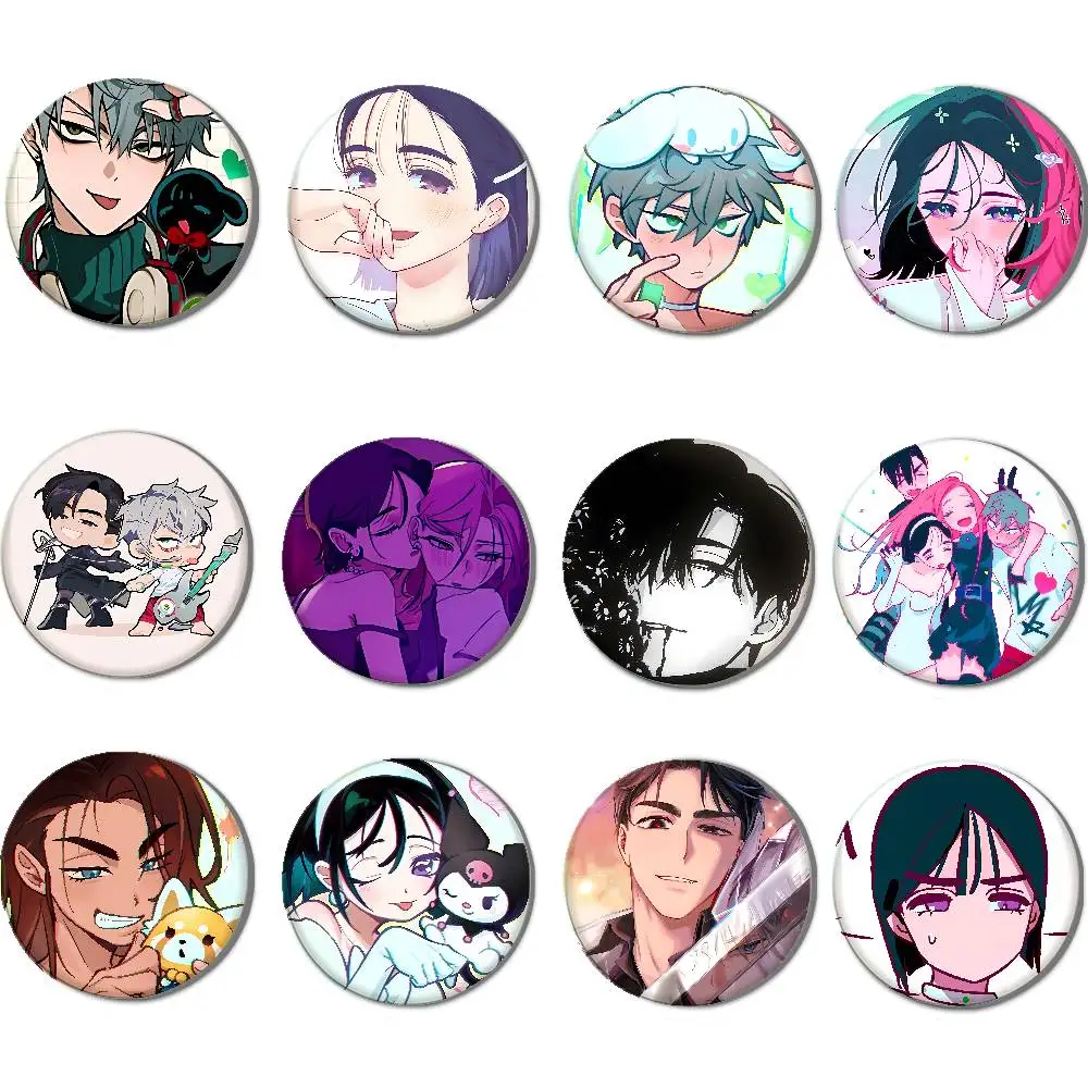 

Mizi Sua Till Ivan Hyuna Luka Cosplay Badges Button PinsBrooch Creative Funny Quotes Badge Clothes Backpack Jewelry Gift For Kid