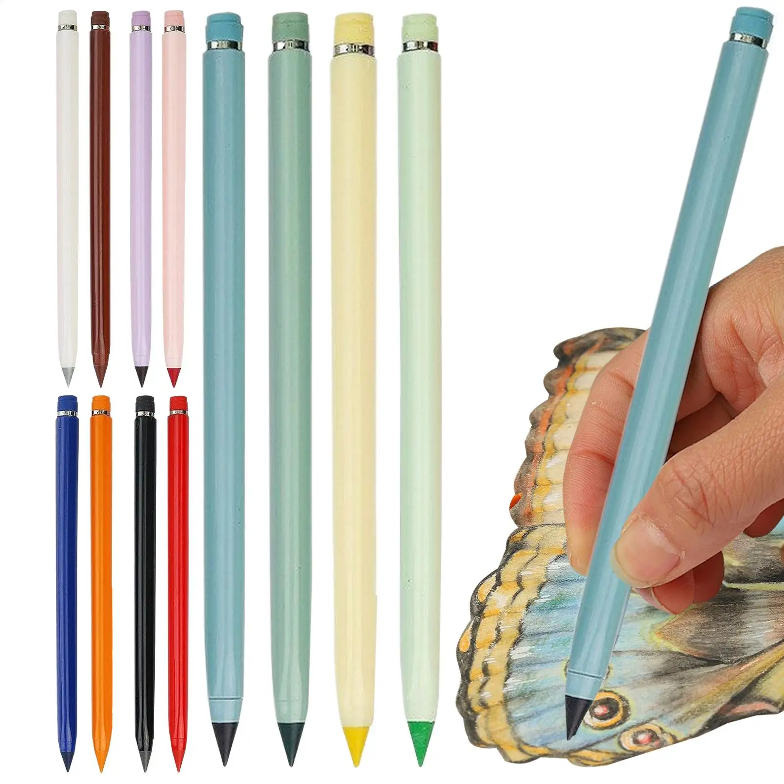 

Colored Pencils For Adults Art Colored Pencils 12 Pieces No Sharpening No Ink Eternal Drawing Pen For Studio Art Craft Adults