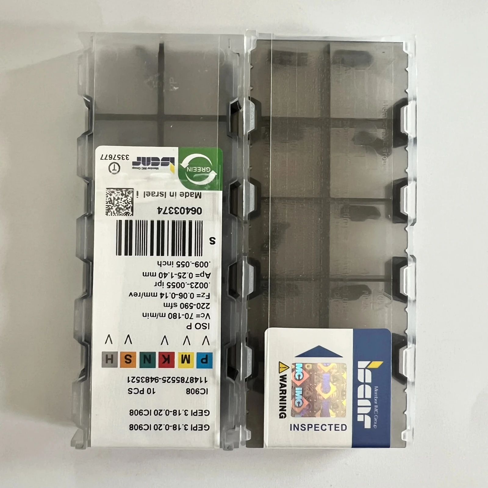 

GEPI3.18-0.20 IC908 /Original carbide blade 10 Pcs
