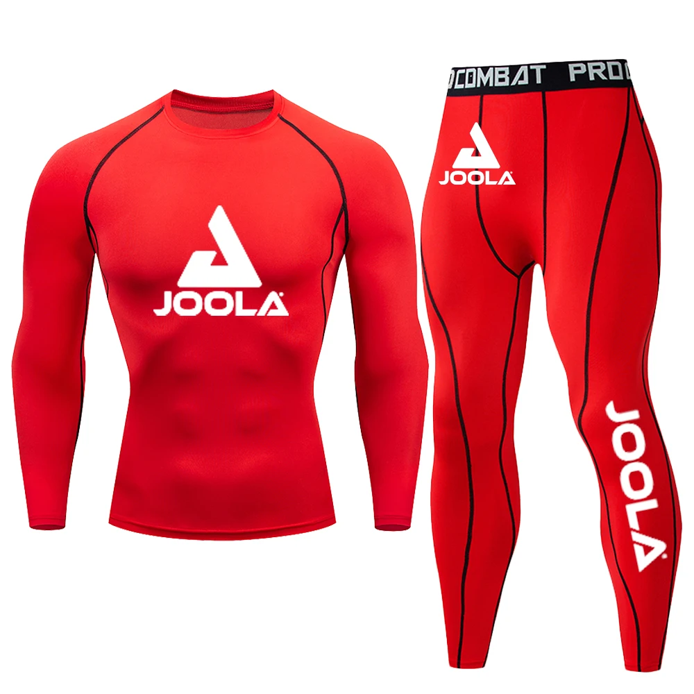 

JOOLA Men's Fitness Clothes, Tight Fitting Quick Drying Clothes, Sports Running Training Clothes, High Elasticity And Breathabil