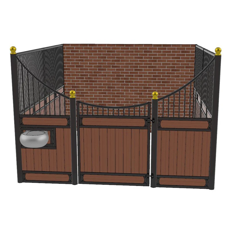 

Portable Bamboo Animal Cage Powder Coated Horse Stall for Horse Stable Easy-to-Move Horse Box