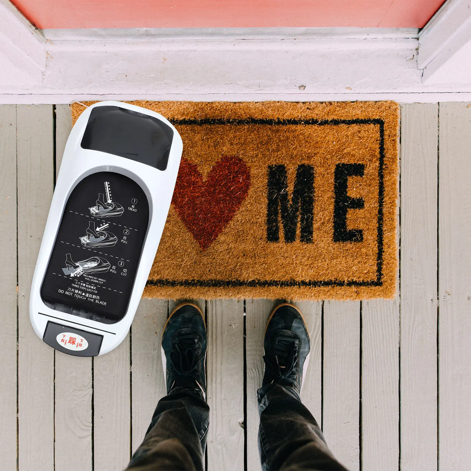 

Automatic Shoe Cover Machine - Durable Disposable Shoe Film Dispenser, Hygienic Dust-Proof Foot Overshoe Machine for Home,Office