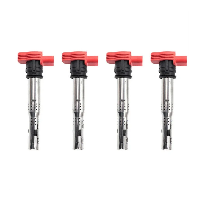 

4PCS IGNITION COILS Suit FOR AUDI R8 A4 VW GOLF COIL PACK SET 06E905115E