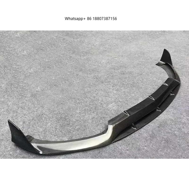 

High Quality BS Style Carbon Fiber Front Lip for W205 C63 Carbon Fiber Front Bumper Splitter Lip Perfect Fitment