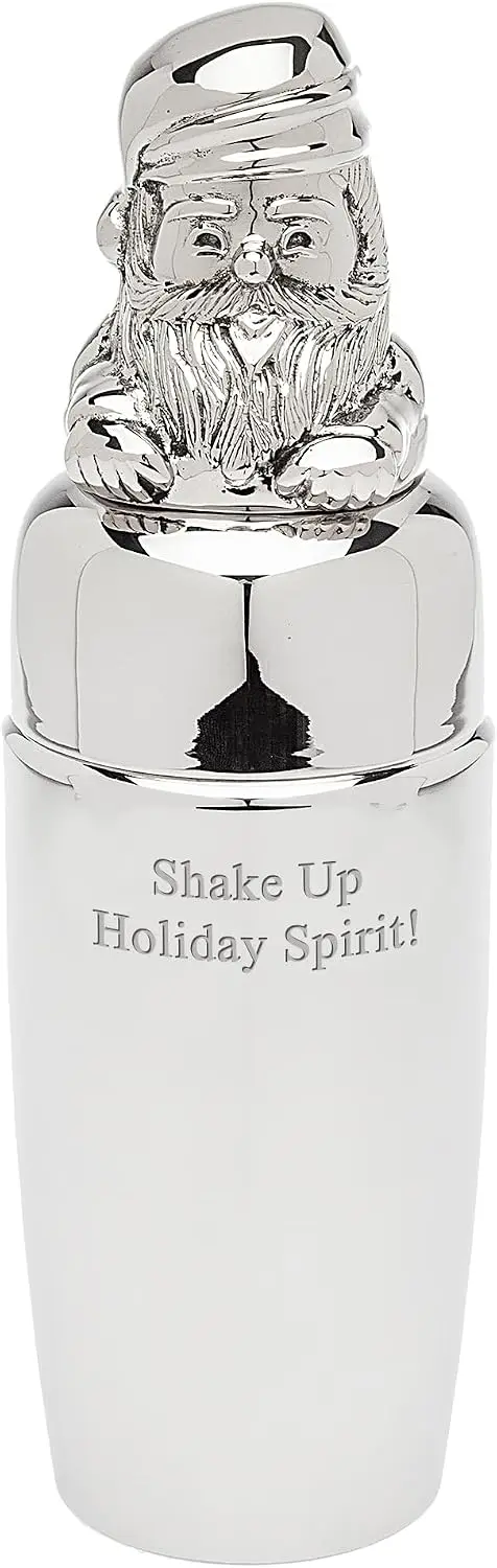 Engraved Santa Cocktail Shaker (FREE CUSTOMIZATION)