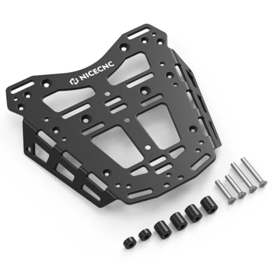 

Алюминиевый задний багажник мотоцикла для 901 Norden 2022 2023 2024, дизайн лазерной резки с ЧПУ, прочная черная отделка, улучшенный груз C