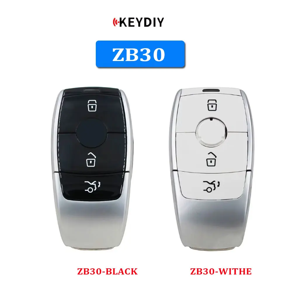 

KEYDIY ZB30 Universal Smart Key 3 Buttons for KD-X2 KD-MAX Car Key Remote Replacement Fit More Than 2000 Models for MB Style