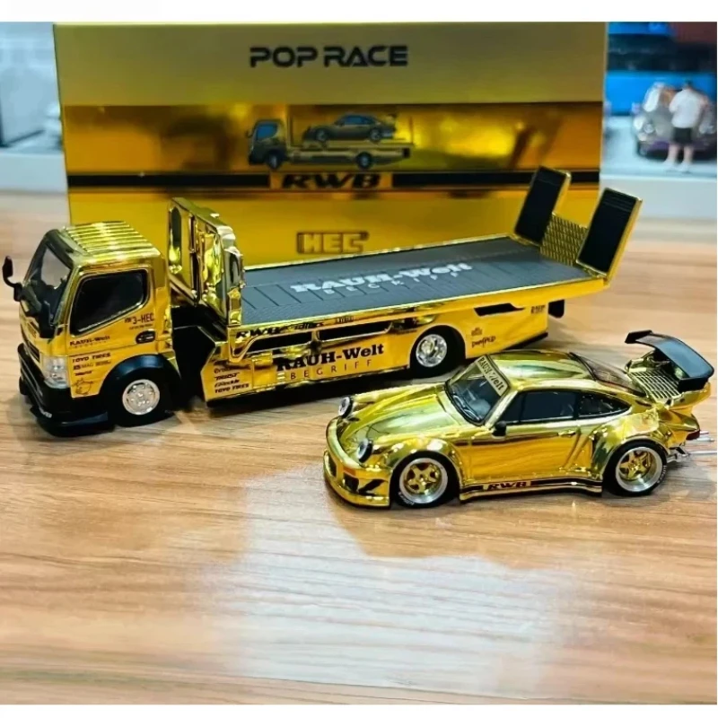 

Pop Race Xcartoys 1:64 Alloy Diecast Model Rwb 930 Pandem Elise Truck Box Set Hec 2026 Collectible Gift For Diecast Fans