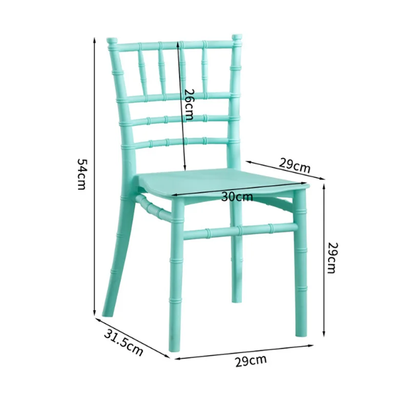Hotel banquet chair children's bamboo chair kindergarten students lawn back chair integrated household