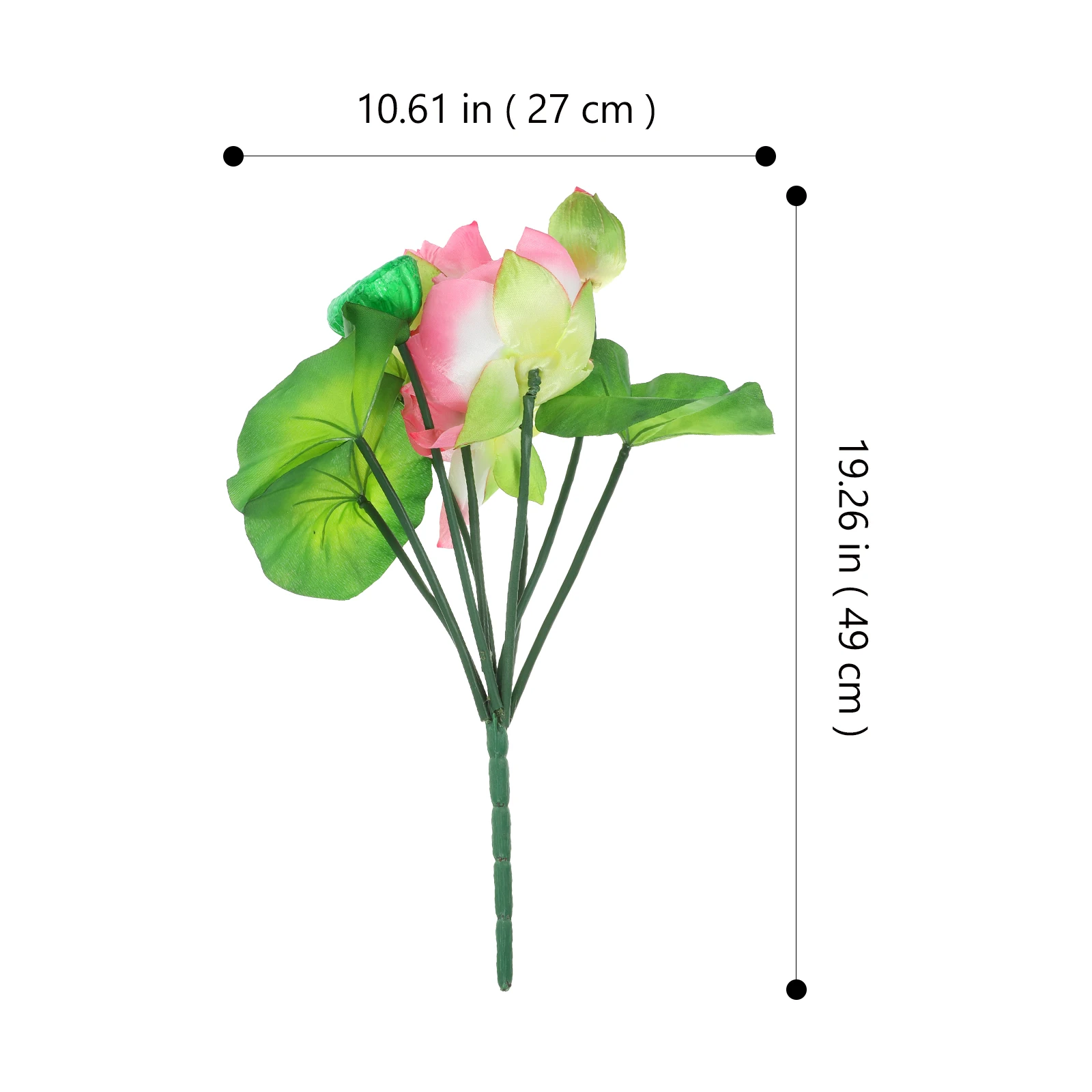 

Artificial Lotus Flowers For Wedding Banquet Home Office Decor Elegant Faux Small Realistic Fake Lotus Bouquet Simulation Flower