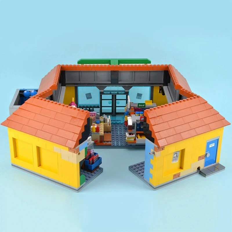 With Original Box Simpsons Supermarket And House Model Building Blocks Bricks 16004 16005 71016 71006 Birthday Christmas Gift