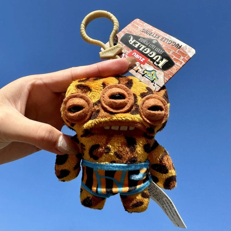 Original Fuggler Funny Ugly Monster Fugg Mr Needles Greedy Grinner Shameless Goof Cute Plush Keychain Collectible Pendant