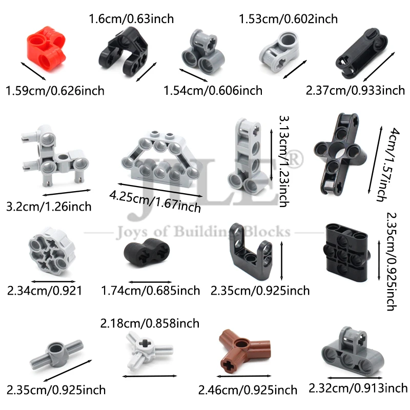 MOCハイテクブロックテクノロジーリフトアームビームギアクロスアクスルフレームコネクターピンビルドビルディングブロックロボット互換車玩具