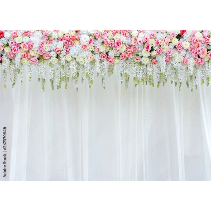 خلفيات مخصصة للتصوير الفوتوغرافي لحفلات الزفاف ، قماش فني ، جدار زهور ، غابة ، دانكيه ، خلفية صور ، مستلزمات استوديو ، أو