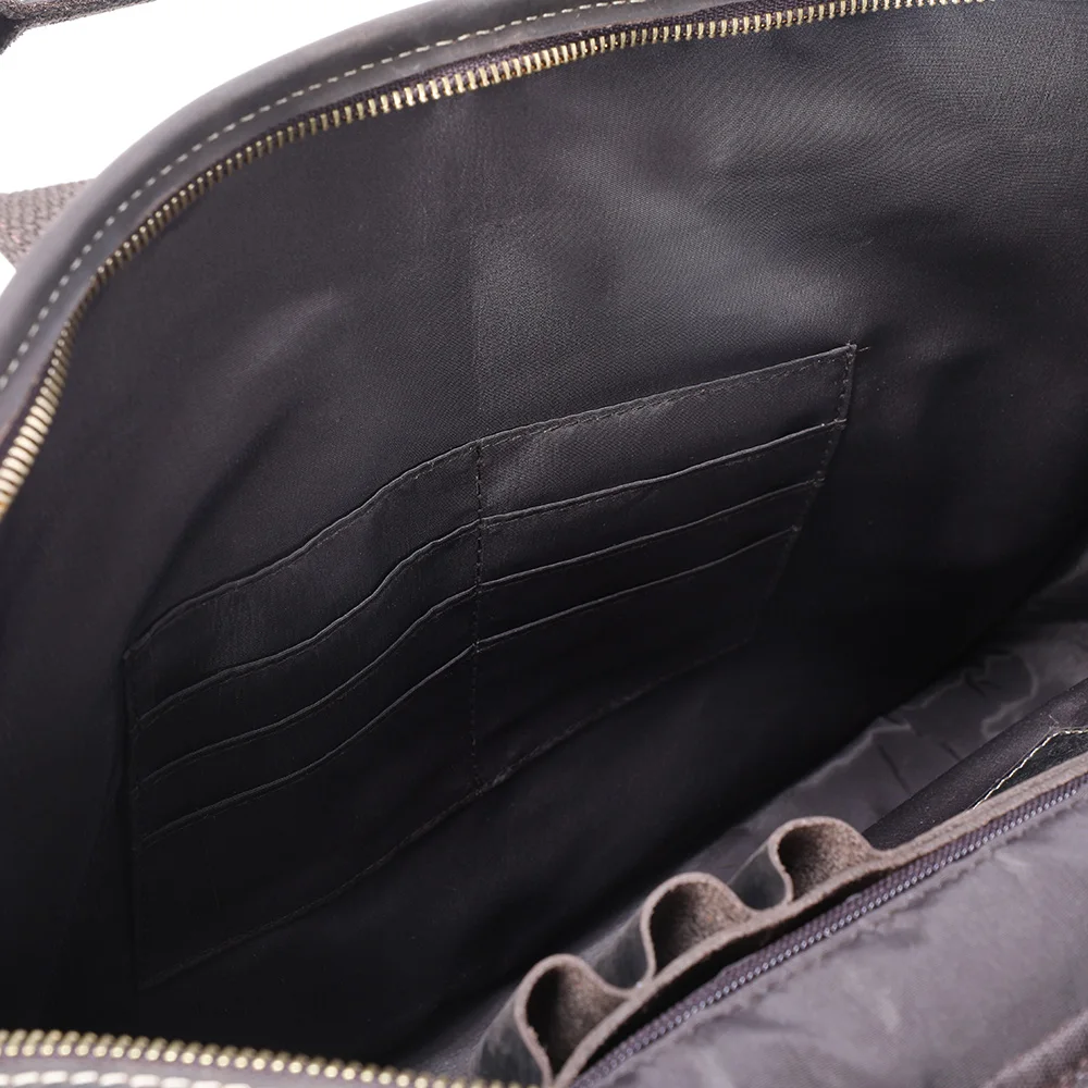S.WORKER Premium Echtleder Business-Handtasche 16" Laptop Vintage Herren-Aktentasche für Arbeit & Reisen – Detail 23