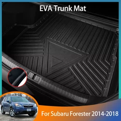 Auto Trunk Mats for Subaru Forester SJ 2014 2015 2016 2017 2018 Waterproof Carpet Tray Liner Cargo Boot Storage Pad Accessories