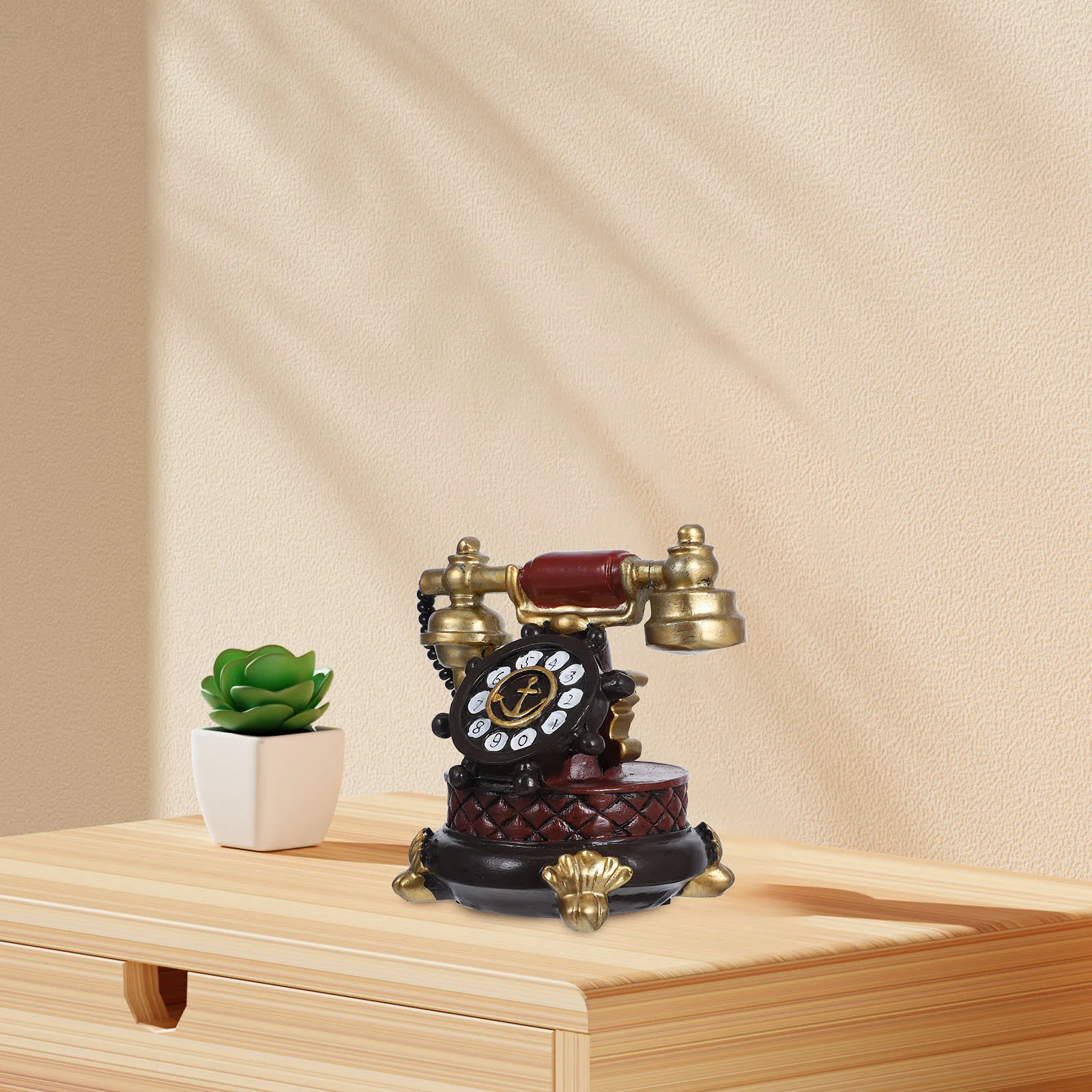 

Retro Vintage Decor Old Fashioned Resin Retro Cellphone Prop Phone Model Toy Mini Desk Home Office Decorative Piece