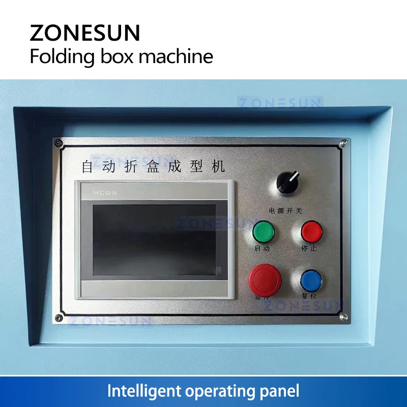 Zonesun ZS-ZH25D Cartoning Machine Cardboard Box Making Machine Automatic Tray Forming and Stapling Machine