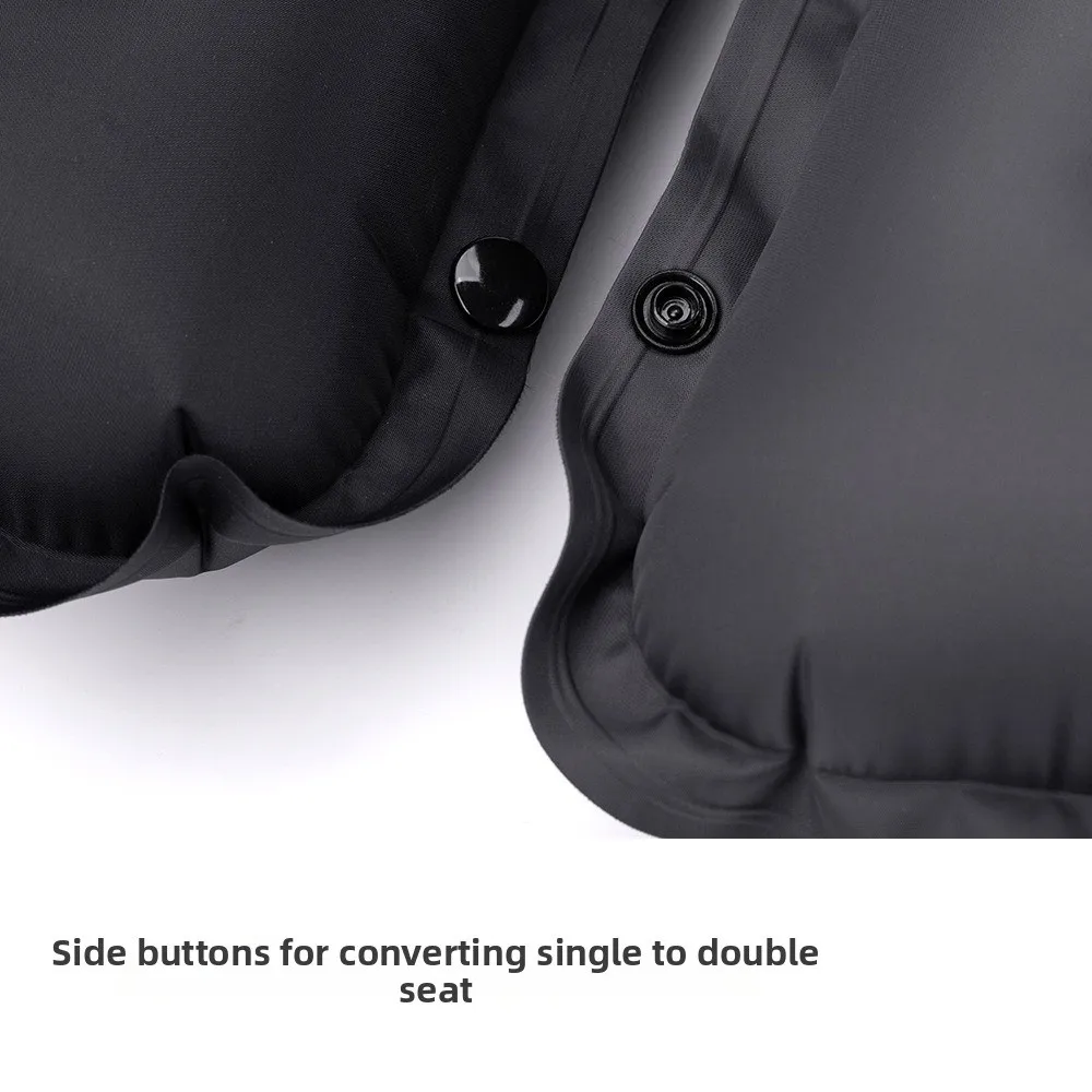 Thickened Inflatable Seat Cushion Lightweight Reflective Strip Outdoor Seat Pad Foldable Moisture-Proof Camping Mat Fishing