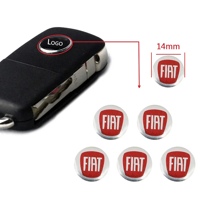 5Pcs 14Mm Car Key R… - image