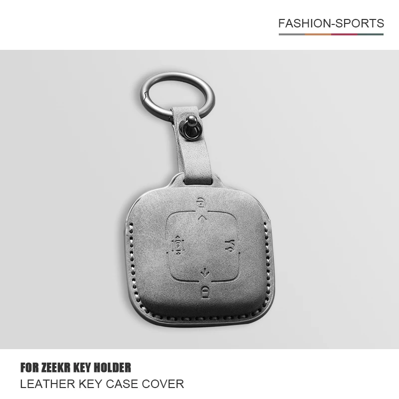 

Car Smart Remote Key Case Cover For ZEEKR X 001 007 009 7X MIX Leather Key Bag Shell Holder Protector Fob Keychain Accessories