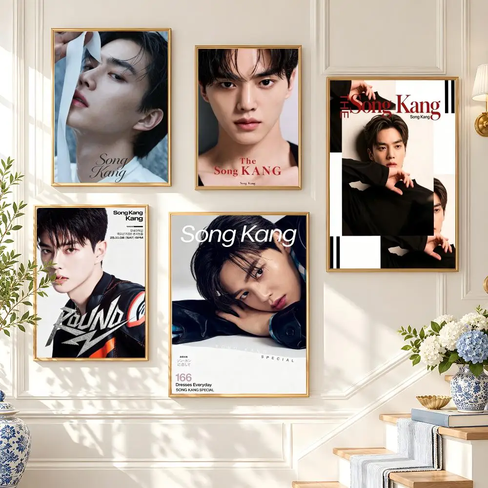 star Song Kang Poster Poster HD Frameless Preppy Style Wall Art Home Decor For Living Room Bedroom Gift