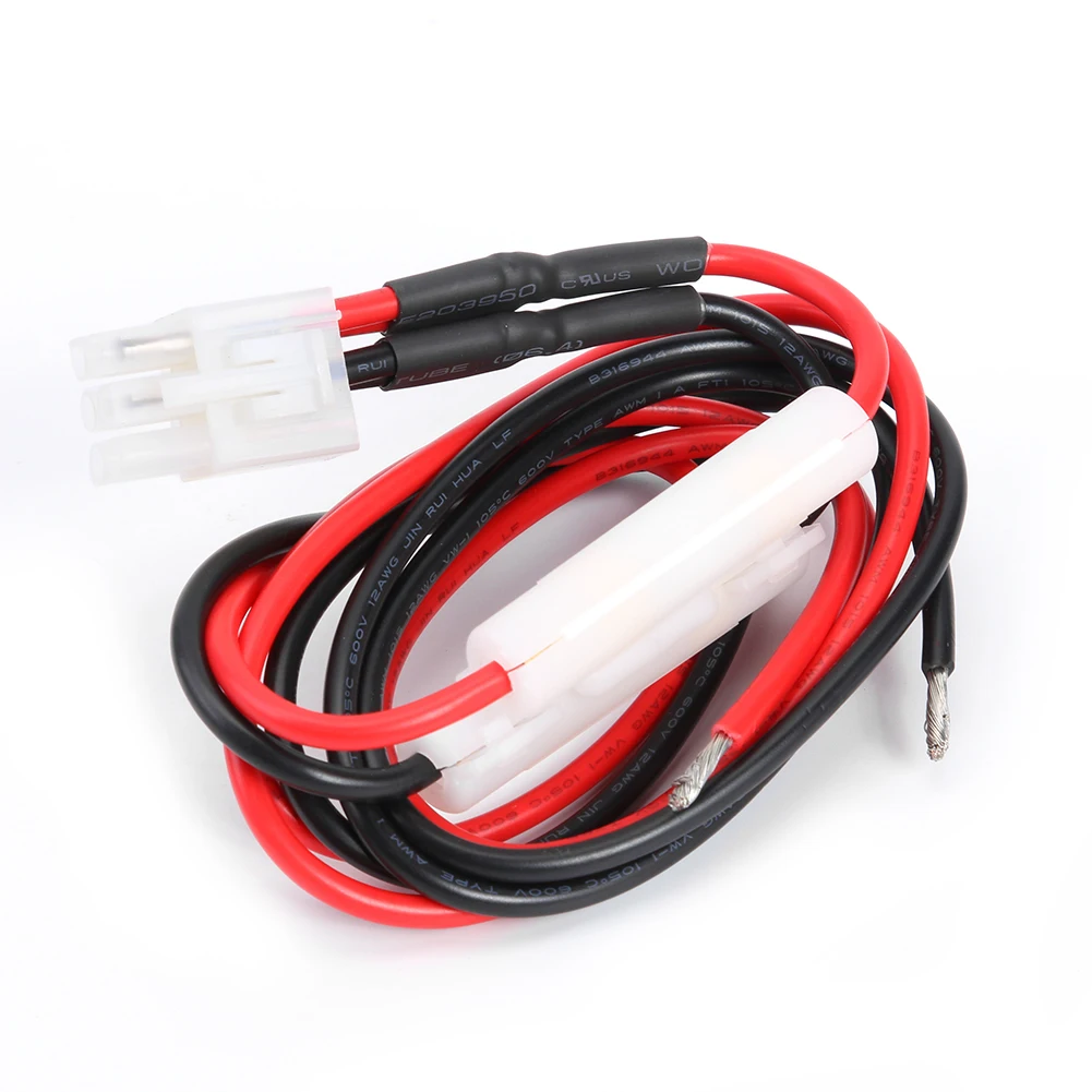 Cable de extensión antioxidante de onda corta con fusible de 12-14V 30A, cable de cobre sin oxígeno estañado de alta pureza para Yaesu FT-857D/897D