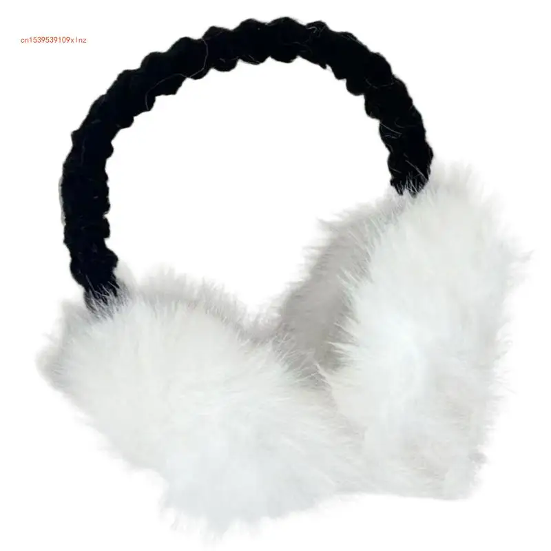 Bellissime cuffie antirumore in peluche per donna, ragazza, scaldini per le orecchie per freddo, protezioni per le orecchie