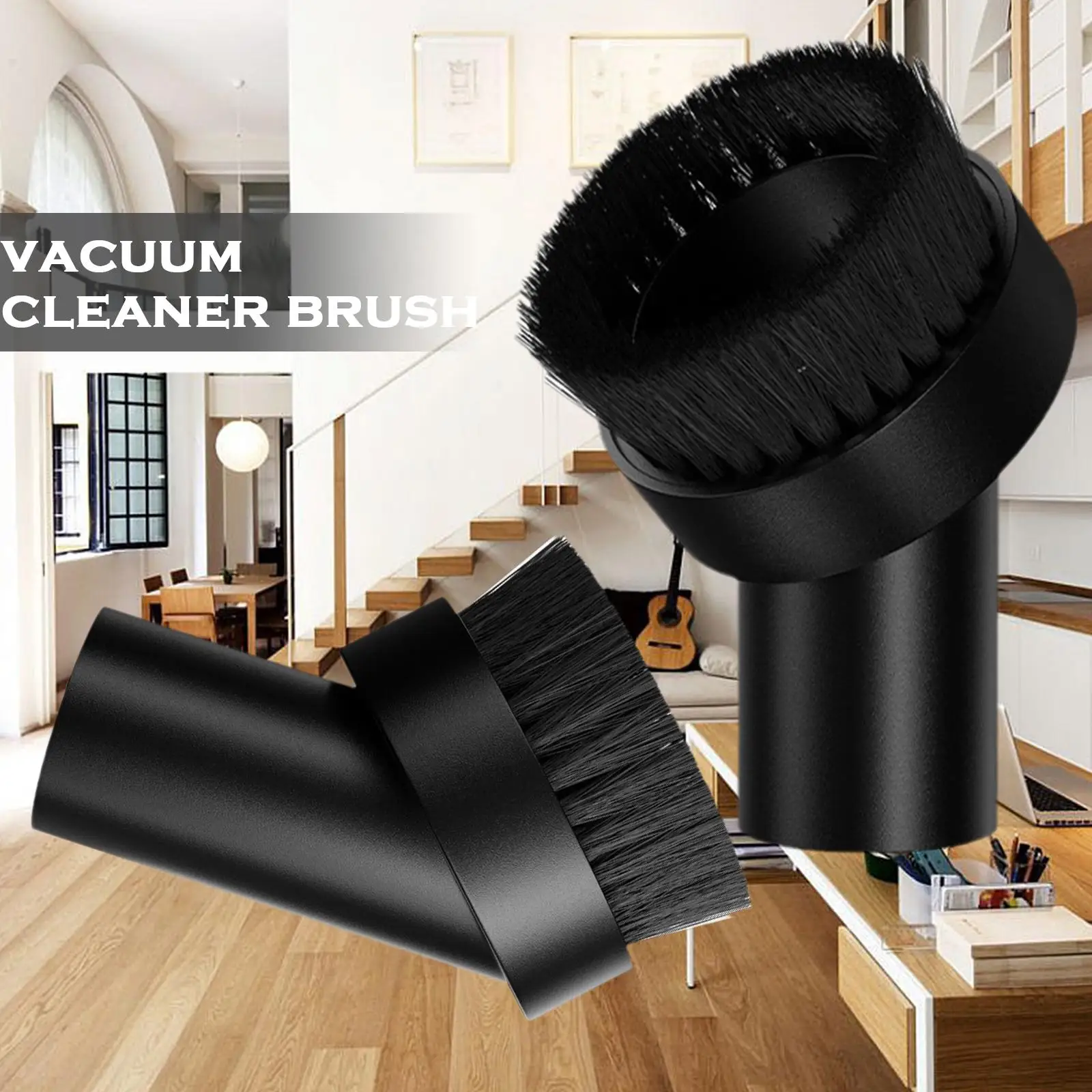 

32mm Vacuum Cleaner Dust Brush Suction Nozzle Round Brush Cleaner Vacuum Cleaner Vacuum Soft Bristle Accessories F8W0