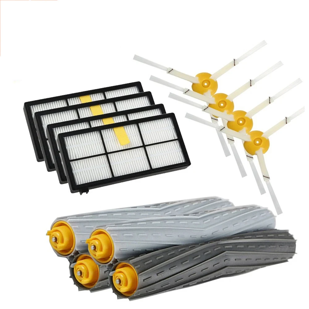 HEPA Filters Brushes Replacement Parts Kit for iRobot Roomba 980 990 900 896 886 870 865 866 800 Accessories Kit