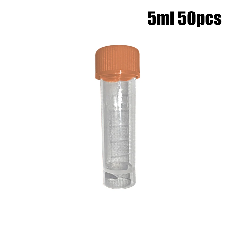 Imagem -06 - Criovial Crioreserva Tubo Criogênico Conservante Amostra Criovial com Capa 50 Pcs Bolsa 5ml