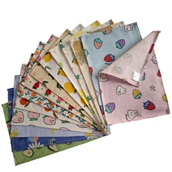 1 Pcs Polyester cotton Fruit Patterns Print Europe Fashion Style Fabric Table Mats Napkins Simple Design Tableware Kitchen Tool