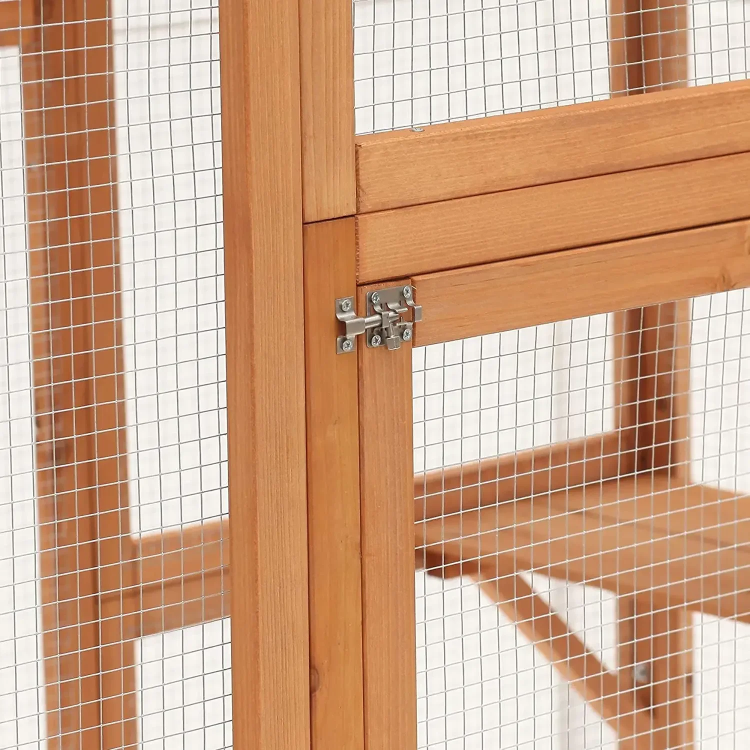 Ninho de gato de madeira maciça chanfro de madeira maciça cama para animais de estimação casa para gatos