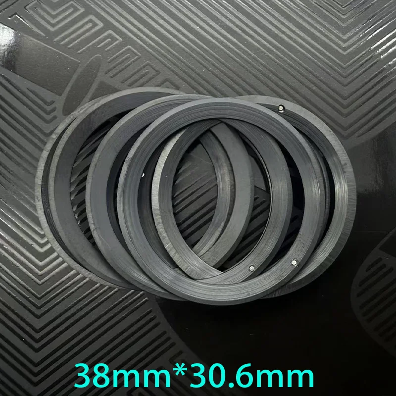 38mm Imitation carbon fiber Curved Ceramics Bezel Insert Fits SKX007 SRPD SKX009 GMT Watch Case NH35 NH36 Bezel Ring Watch Parts