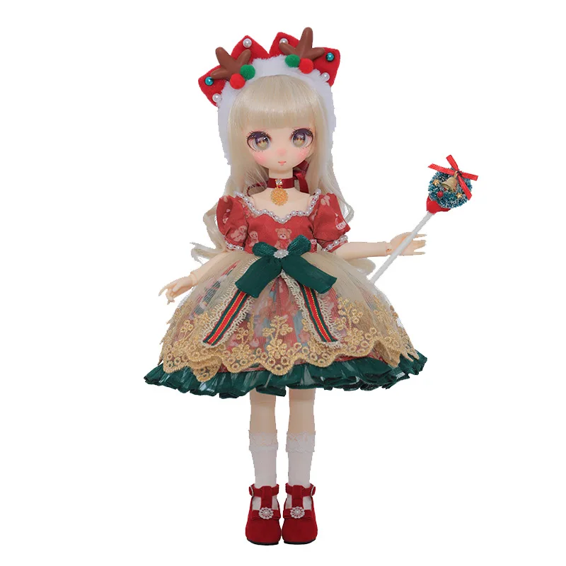 Fantasy Angel New Arrival świąteczna lalka prezentowa 1/6 BJD lalka QQ komplet 31cm żywica zabawka DIY lalka prezentowa s