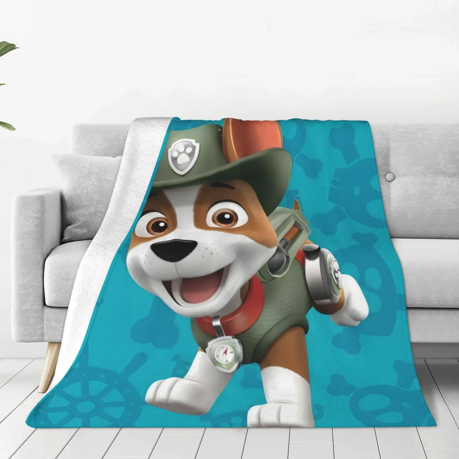 Paw Patrol Kids Blanket Skye Chase Marshall Cartoon 3D Print Soft Throw Blanket for Bed Sofa Nap Boys Girls Birthday Gift