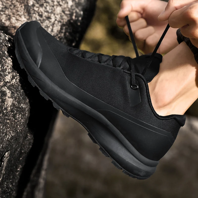 Anti-slip trail running shoes Mens sneakers Lightweight For men Swollen feet Arch support Pain relief Outdoor walking shoes