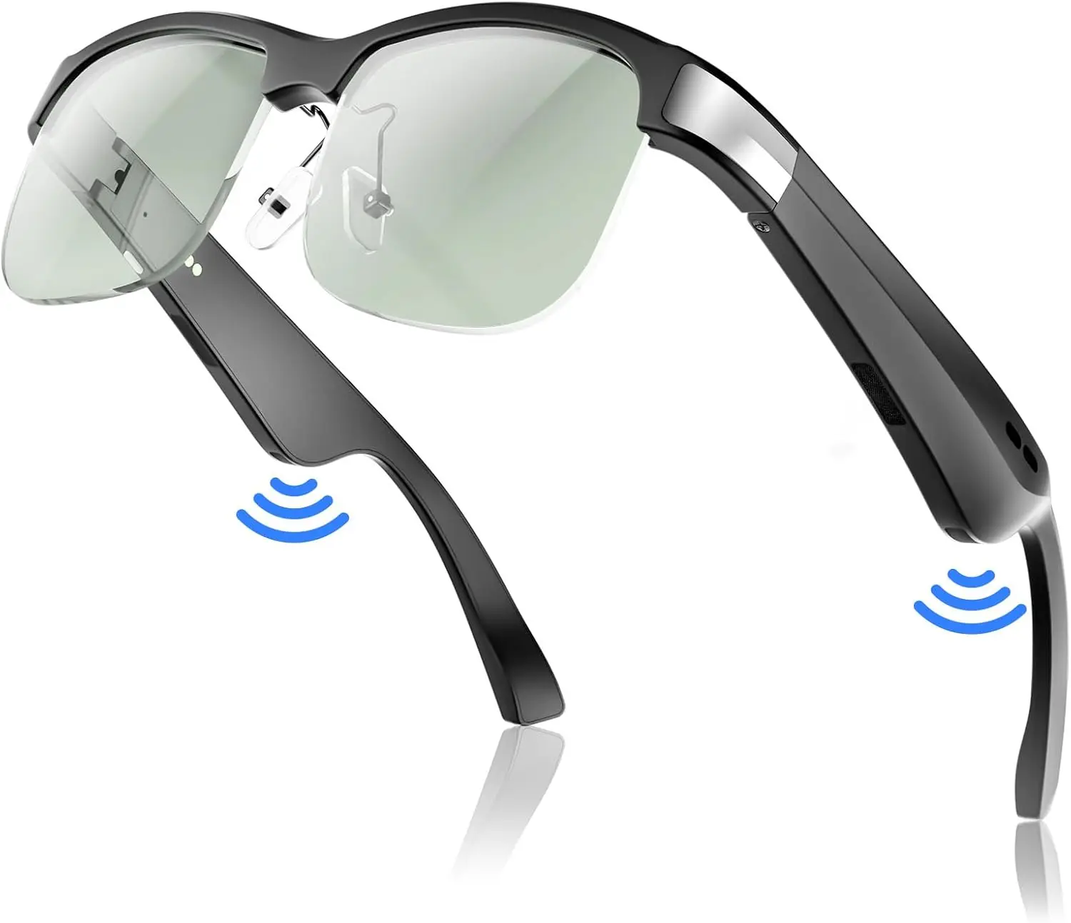

Built-in Mic & Speakers, Voice Assistant, UV Protection, Bluetooth Glasses for Office, Driving, Cycling Outdoor Sports