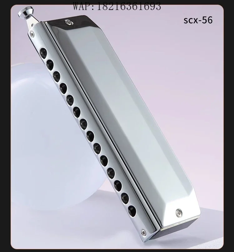 2026GOOD SCX-64 56 48 Imported 16-hole Chromatic Harmonica For Beginners