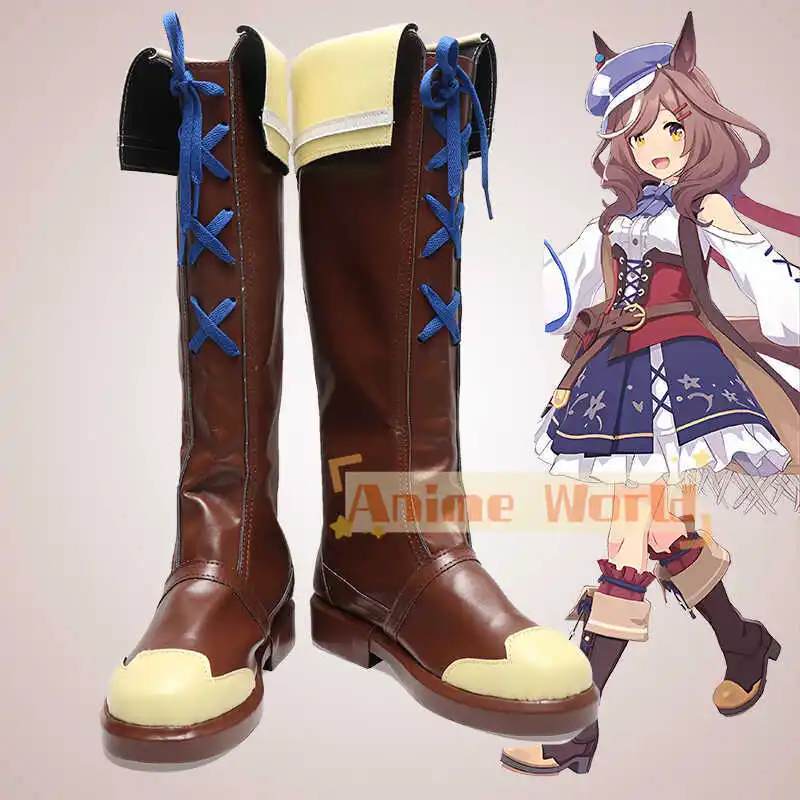 

Аниме-игра Umamusume: Pretty Derby Matikane tannhauser, обувь для косплея, ботинки для взрослых и детей, аксессуары для костюмов на Хэллоуин