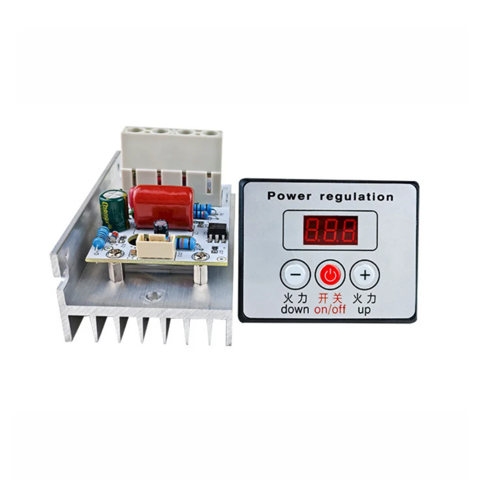 10000W SCR Voltage Regulator for Industrial For Dimming Velocity Temperature Control with Automatic Memory and 57A Terminals