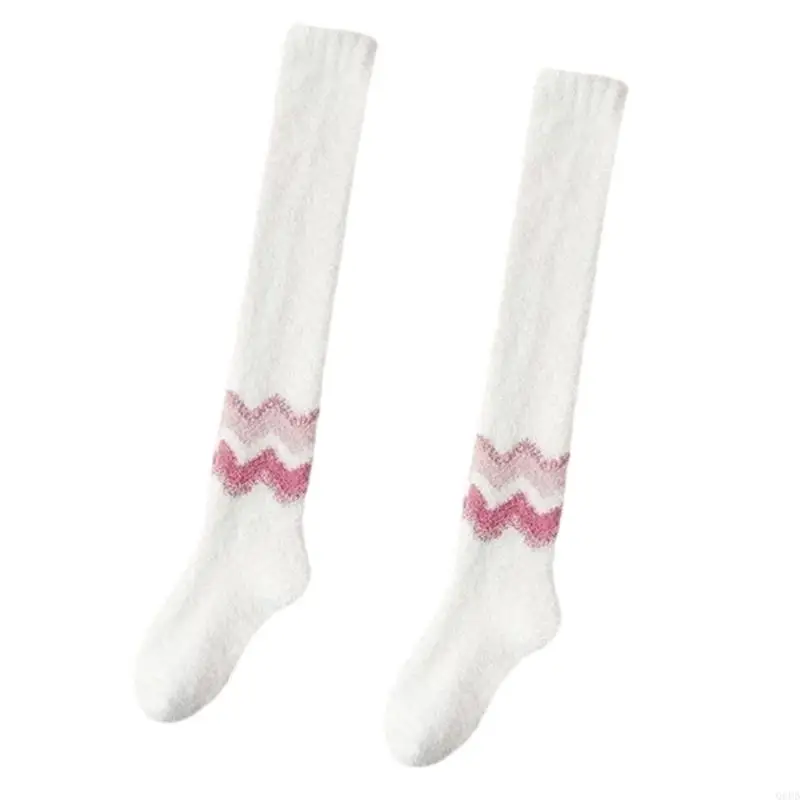 جوارب الحمل مرونة الحرارية الركبة عالية الجوارب الأمومة الشتاء الدفء دعم لينة لراحة الحوامل ملابس خاصة #2