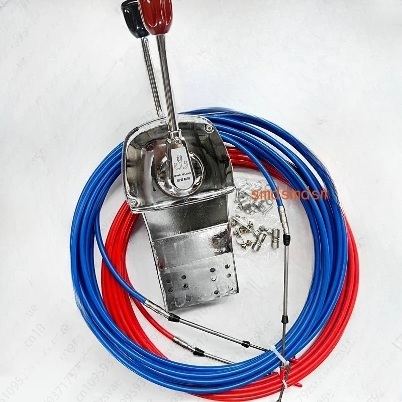 

Marine Japanese-style double-handle throttle controller, cable manipulator, gear shift flexible shaft, Marine throttle