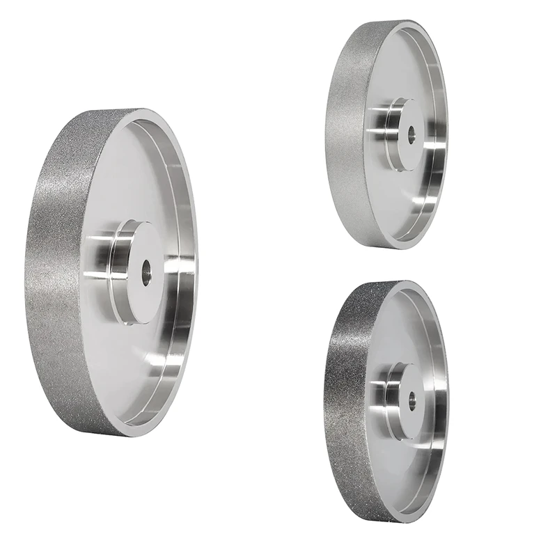 CBN Grinding Wheel, 6Inch Dia X 1Inch Wide, With 1/2Inch Arbor, Diamond Grinding Wheel For Sharpening HSS