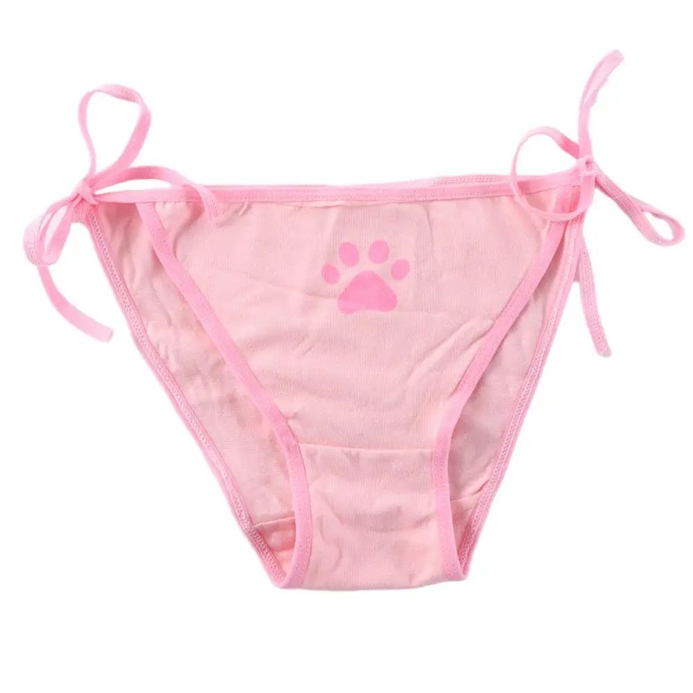 

Low Waist Sexy Lingerie Bandage Lolita Cute Claw Briefs Women's Panties Underwear